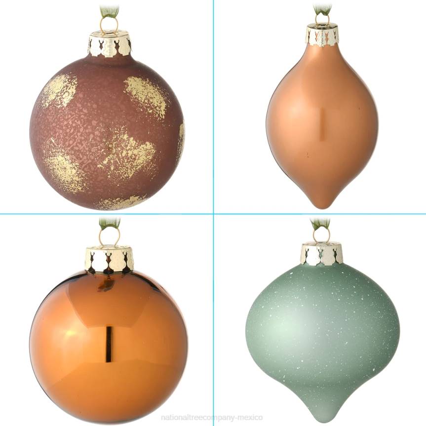 20-Piece Christmas Tree Ornament Set, Alpine Collection National Tree CompanyLBRH586