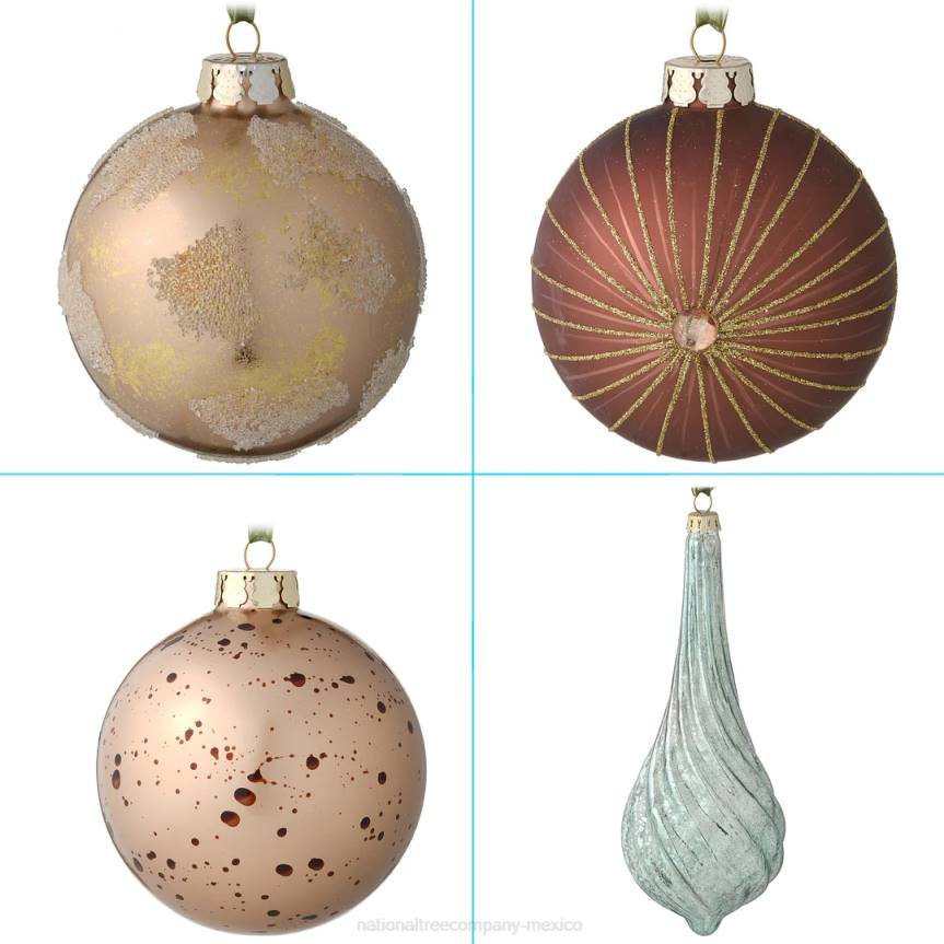 20-Piece Christmas Tree Ornament Set, Alpine Collection National Tree CompanyLBRH586