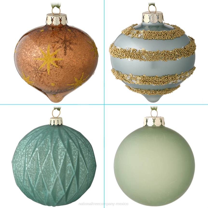 20-Piece Christmas Tree Ornament Set, Alpine Collection National Tree CompanyLBRH586