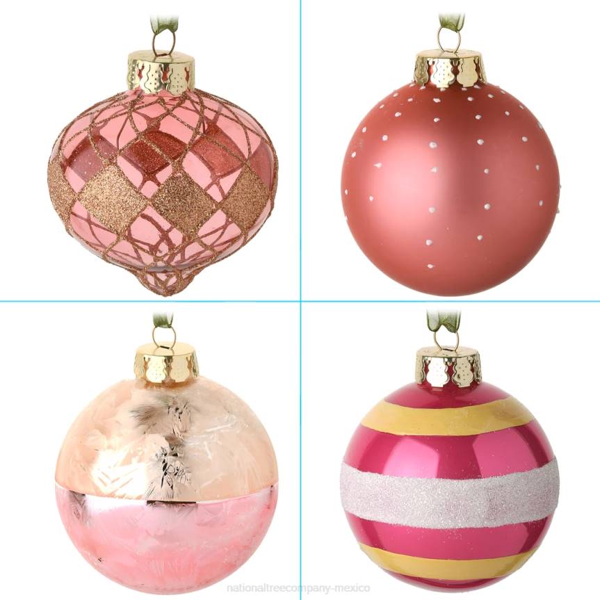 20-Piece Christmas Tree Ornament Set, Be Merry Collection National Tree CompanyLBRH531