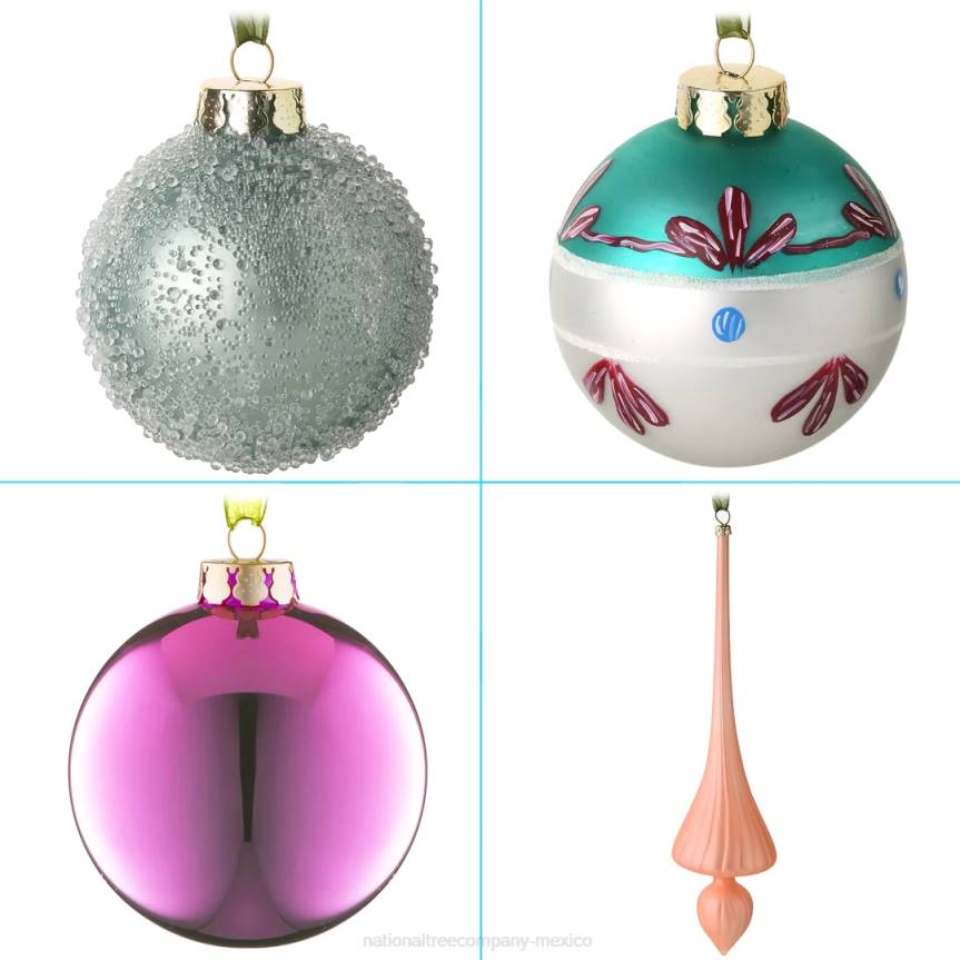 20-Piece Christmas Tree Ornament Set, Be Merry Collection National Tree CompanyLBRH531