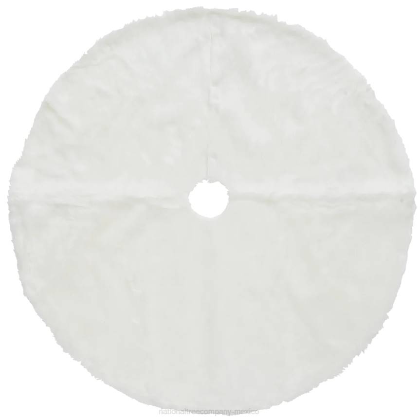 52in General Store Collection White Faux Fur Tree Skirt National Tree CompanyLBRH566