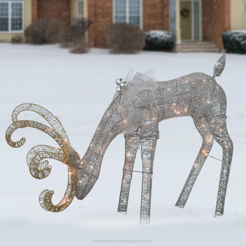 28in. Reindeer Decoration with LED Lights National Tree CompanyLBRH634