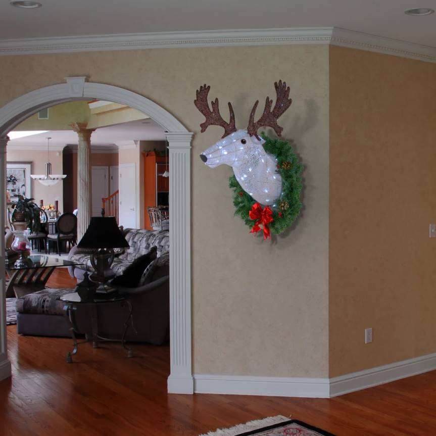 30in. PreLit Wall Mounted Buck National Tree CompanyLBRH640