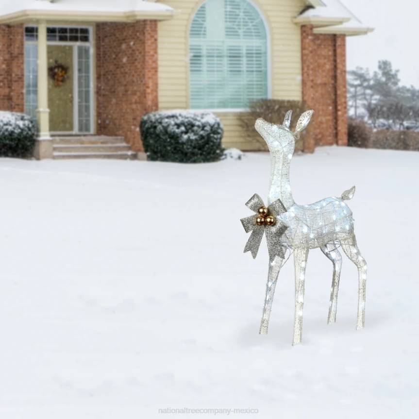 36in Pre-Lit Glittered Fawn National Tree CompanyLBRH611