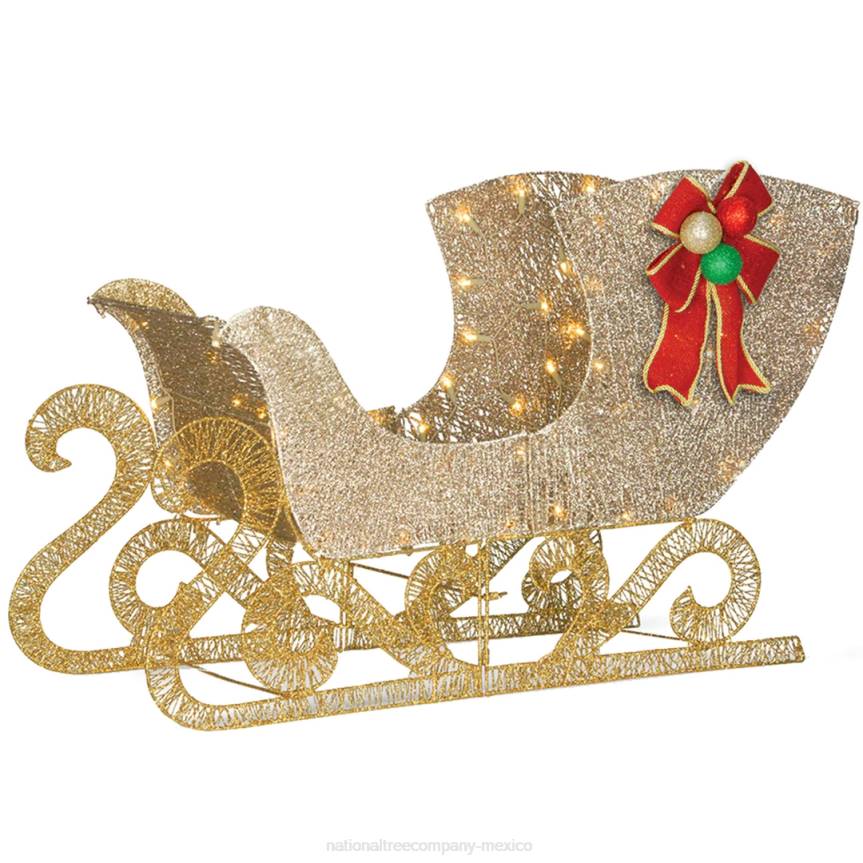 38in. Santas Sleigh with LED Lights National Tree CompanyLBRH607