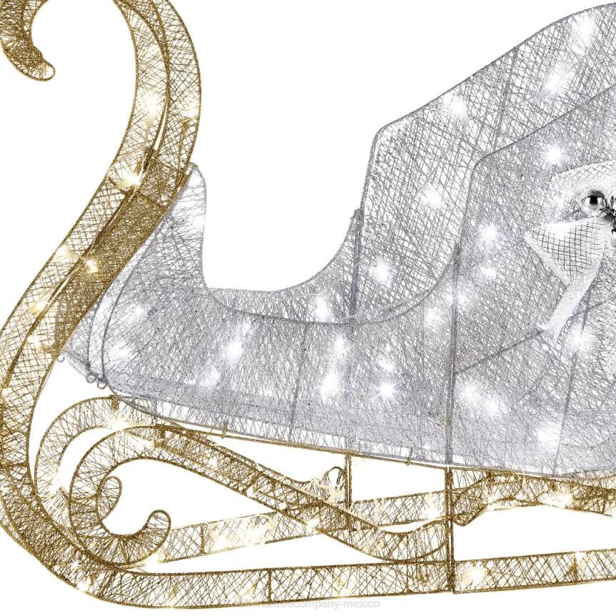 48 in. Santas Sleigh with Cool White LED Lights National Tree CompanyLBRH595