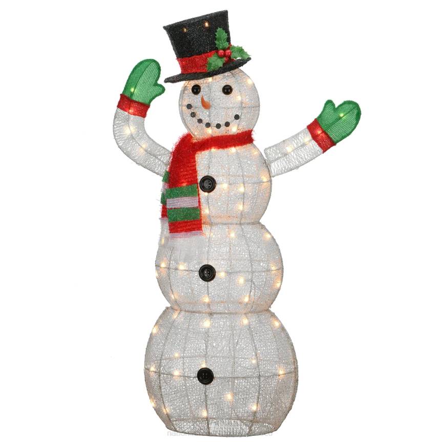 48 in. Snowman Decoration with Clear Lights National Tree CompanyLBRH619