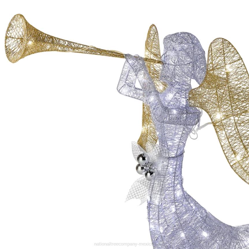 48in Silver Angel Decor with White LED Lights National Tree CompanyLBRH668