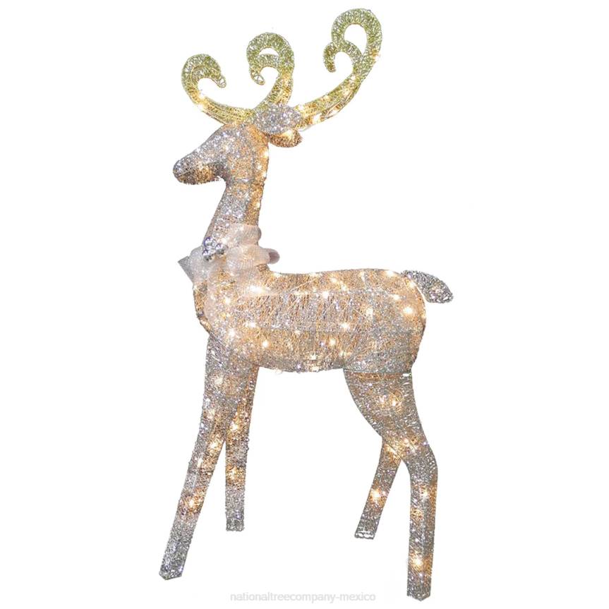 60 in. Reindeer Decoration with Clear Lights National Tree CompanyLBRH610
