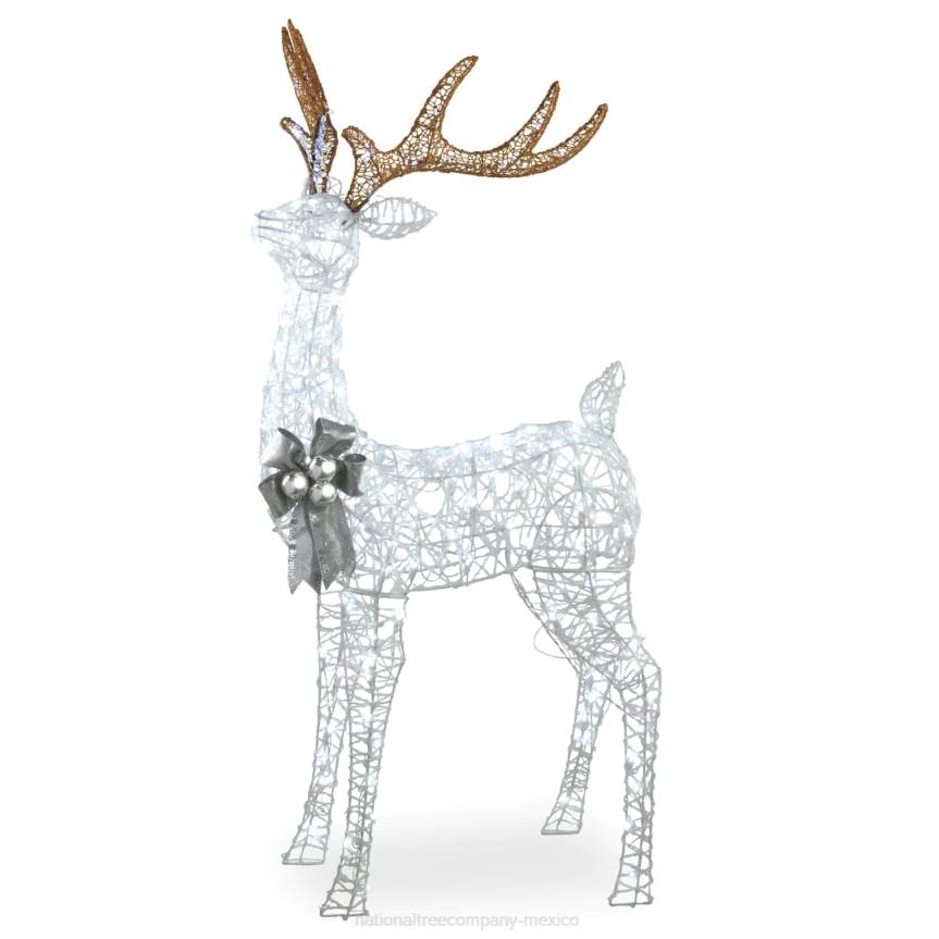 65in Glittered Standing Buck with Twinkling LED Lights National Tree CompanyLBRH679