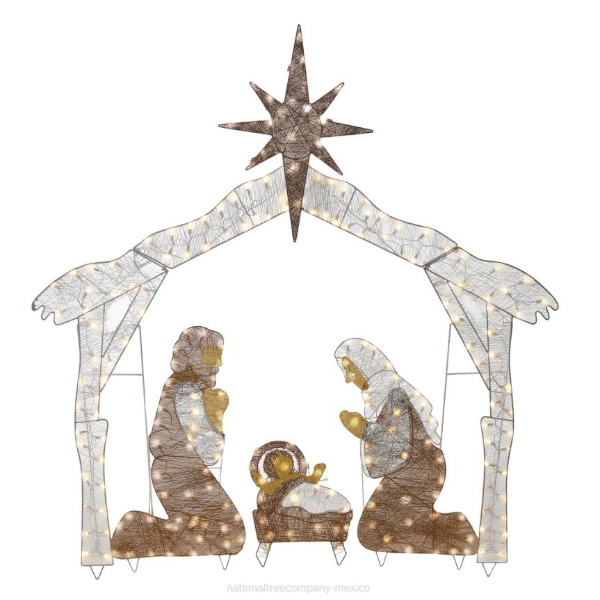 72in. Nativity Scene with White LED Lights National Tree CompanyLBRH587