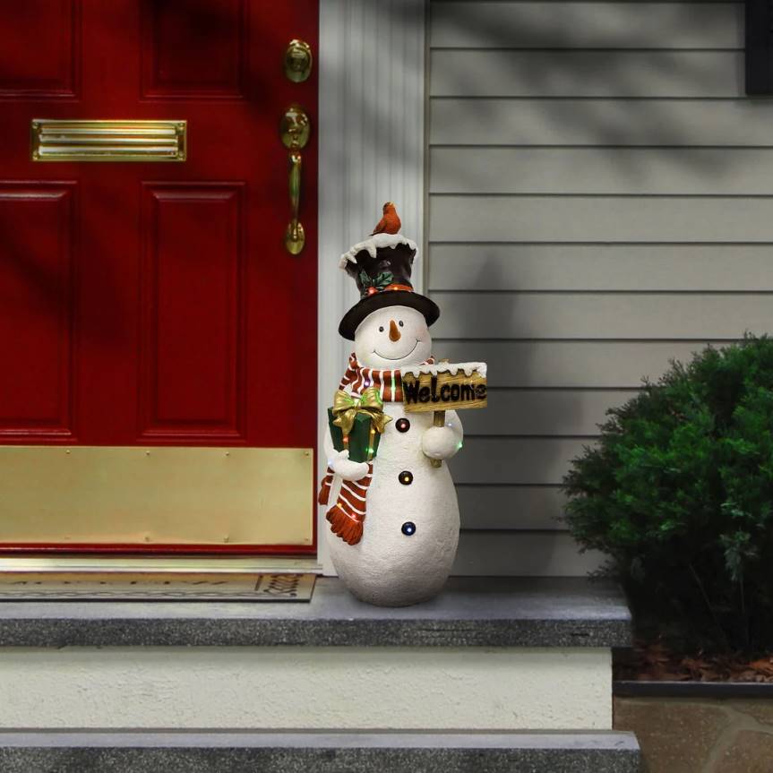 Pre-Lit 28in Snowman Decoration National Tree CompanyLBRH635