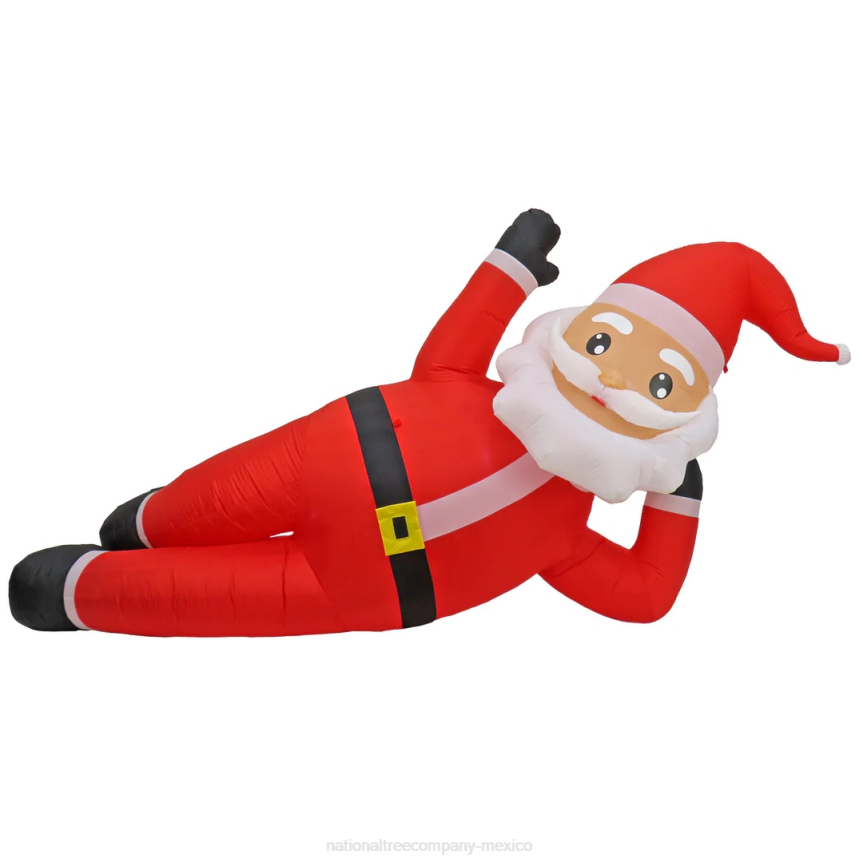 First Traditions Collection 12 ft. Inflatable Prelit Relaxing Santa National Tree CompanyLBRH646