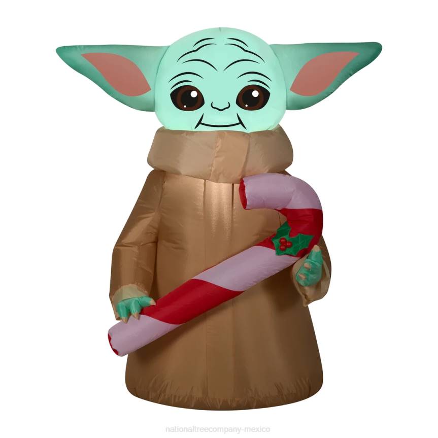 Inflatable Baby Yoda, LED Lights, Plug In, Christmas Collection, 3.5 Feet National Tree CompanyLBRH664