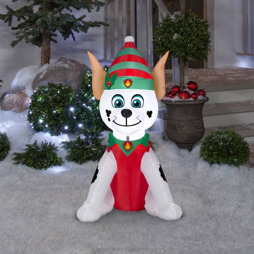 Inflatable Elf Paw Patrol Marshall Dalmatian, LED Lights, Plug In, Christmas Collection, 3.5 Feet National Tree CompanyLBRH651