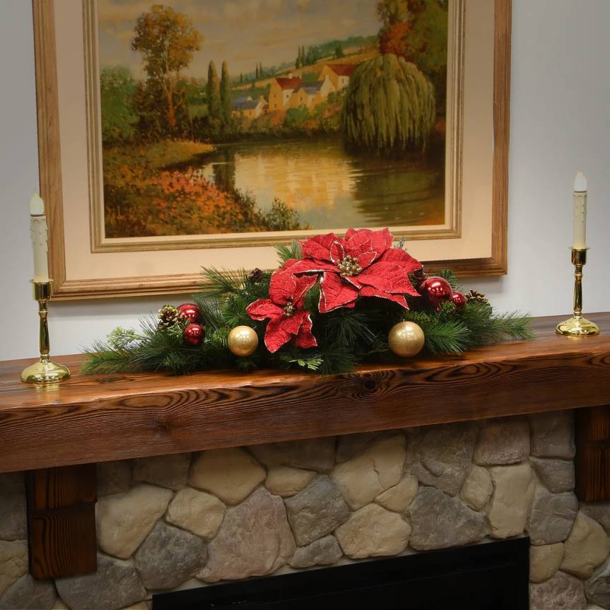 30in Decorative Collection Home for the Holidays Centerpiece National Tree CompanyLBRH459