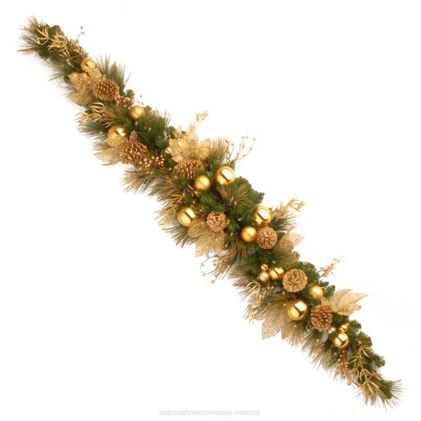 6 ft Decorative Collection Elegance Swag with Clear Lights National Tree CompanyLBRH480