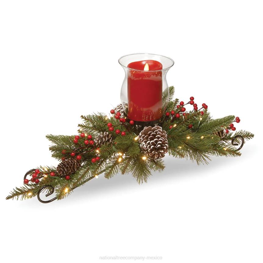 Bristle Berry Candleholder Centerpieces National Tree CompanyLBRH473