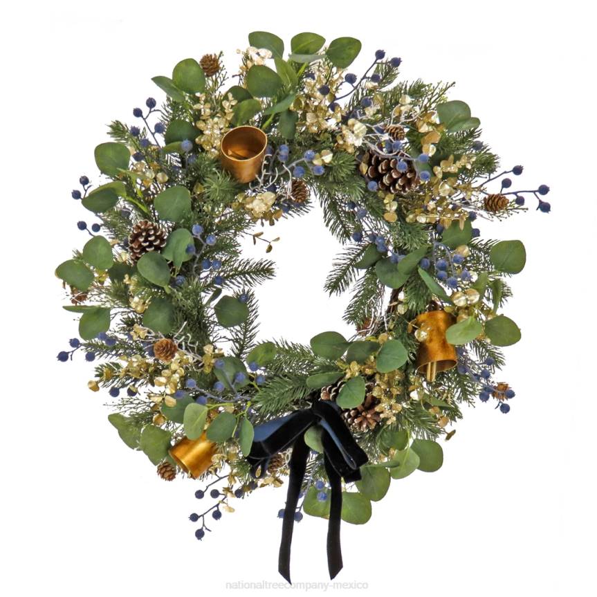 28in HGTV Home Collection Swiss Chic Wreath National Tree CompanyLBRH314