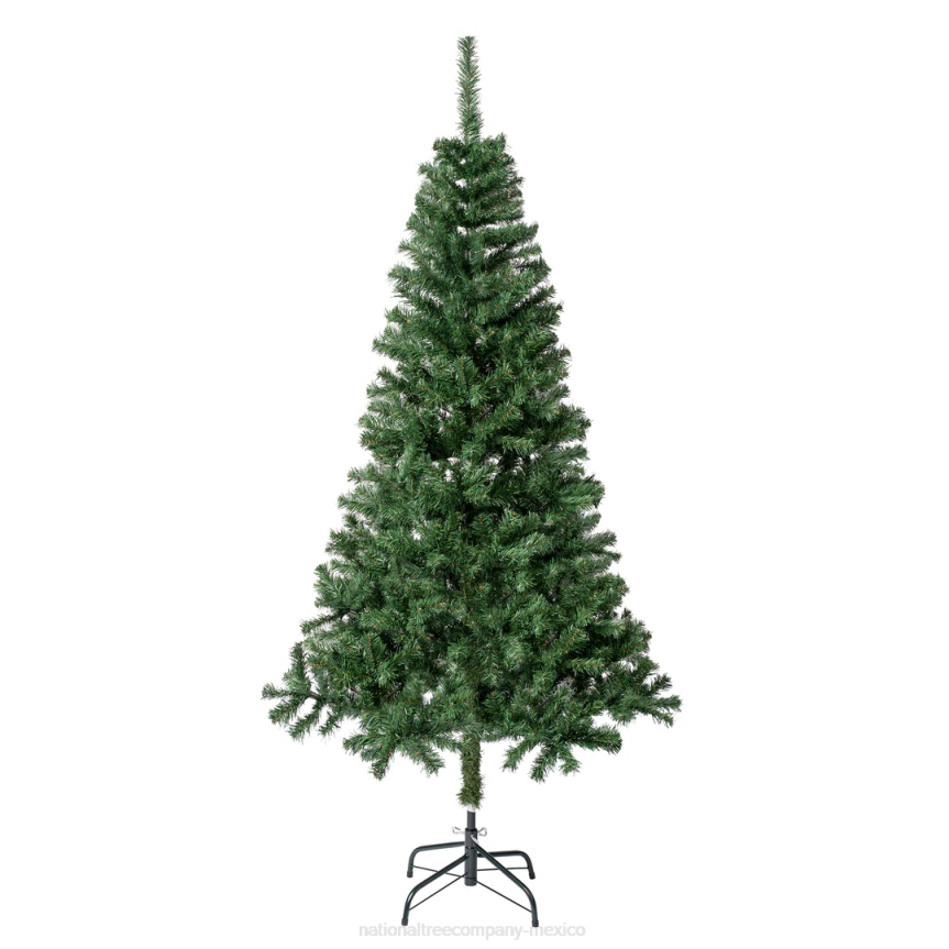 First Traditions Artificial Linden Spruce Wrapped Christmas Tree, Fire Resistant and Hypoallergenic, 6 ft National Tree CompanyLBRH25