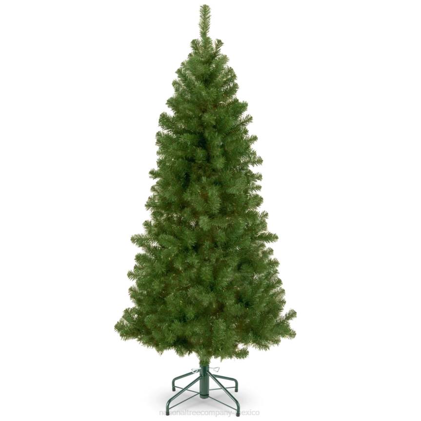 Artificial Christmas Tree, Canadian Grande Fir, Green, White Lights, Includes Metal Base, 7.5 Feet National Tree CompanyLBRH152