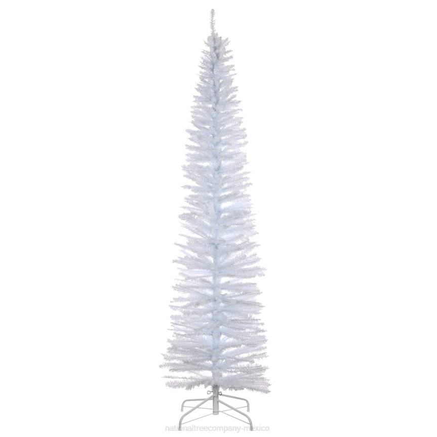Artificial Christmas Tree, White Tinsel, Includes Stand, 7 feet National Tree CompanyLBRH196