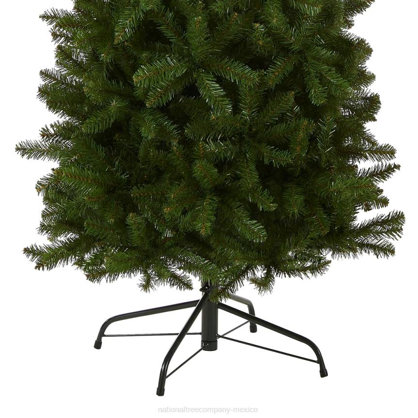 Artificial Slim Christmas Tree, Green, Kingswood Fir, Includes Stand, 9 Feet National Tree CompanyLBRH118
