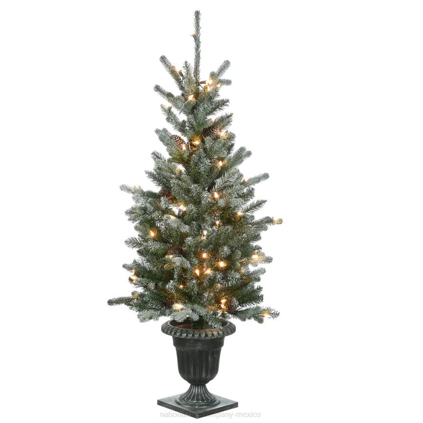 4 ft Snowy Morgan Spruce Entrance Tree with Clear Lights National Tree CompanyLBRH89