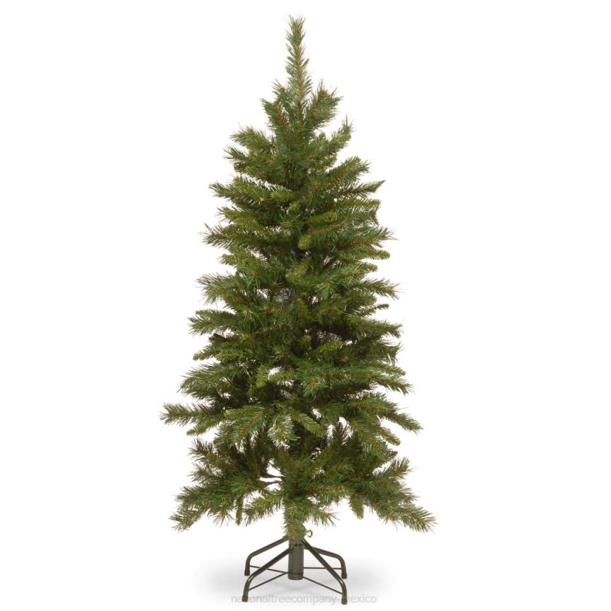 Artificial Slim Christmas Tree, Green, Tiffany Fir, Includes Stand, 4.5 Feet National Tree CompanyLBRH52